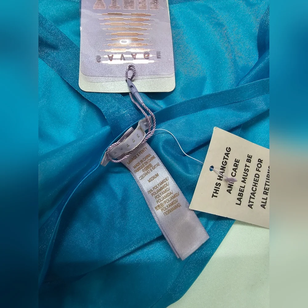 NWT Savage X Fenty Set Blue - Picture 6 of 9